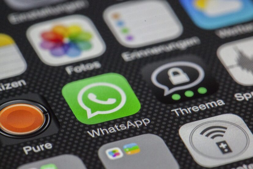 A picture of apps on a phone